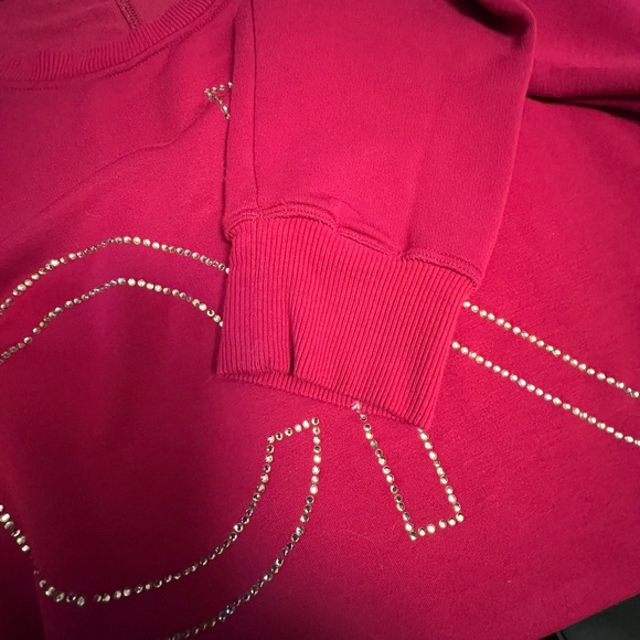 NEW Calvin Klein Red Long Sweater Dress - Picture 5 of 5